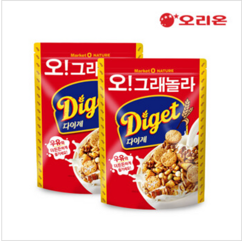 [ORION] Granola Cereal Dige • 오 그래놀라 시리얼 다이제 250g