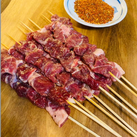 [POONGMI] Lamb Skewers 450g (9-10's) • 양꼬치 + 쯔란