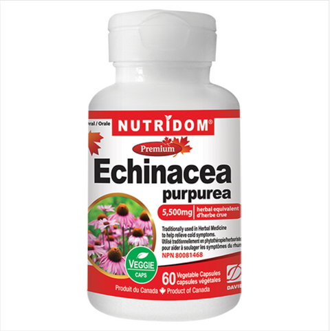 [NUTRIDOM] Echinacea Purpurea 5,500 mg • 에키네시아 60 Vcaps