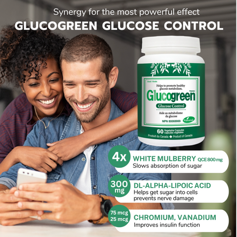 [NUTRIDOM]  Glucogreen Glucose Control • 글루코그린 글루코즈 컨트롤 60 Vcaps