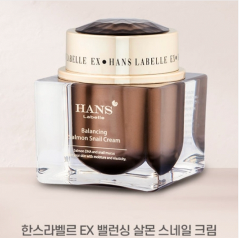 💥 HANSLabelle l EX Balancing Salmon Snail Cream • 한스 라벨르 벨런싱 살몬 스네일 크림 50ml