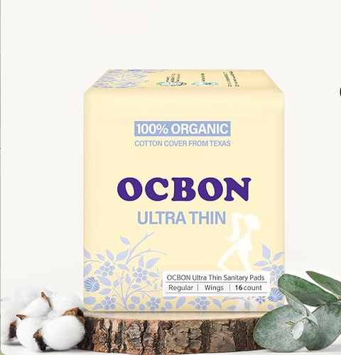 [Organic Cotton BON] Ultra Thin Sanitary Pads (Regular) • 유기농 본 울트라 레귤러 16's