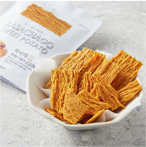 [BASACHAGO] Sweet Potato Chips • 바삭하고 40g