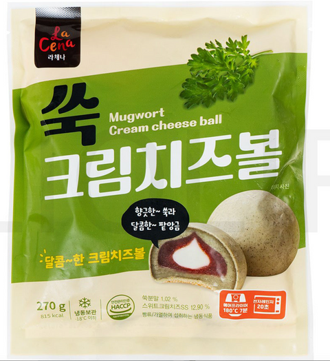 [BAEKDOO] Mugwort Cream Cheese Ball 270g