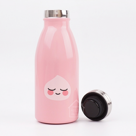 [Kakao] Apeach Milky St. Bottle • 어피치 밀키 스텐 보틀 350ml