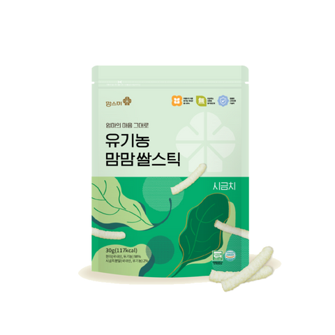 [Momsmi] MomMom Organic Rice Stick (Spinach)