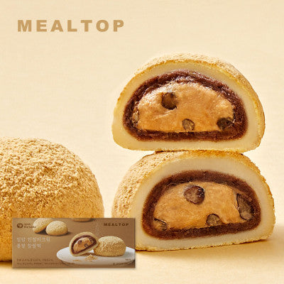 [Mealtop] Injeolmi cream whole red bean glutinous rice cake • 인절미 크림 통팥 찹쌀떡 360g(=6's)