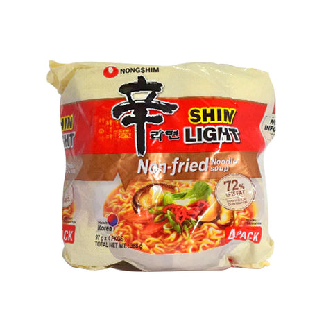 [NONGSHIM] AIR DRIED Shin Ramyun Light • 신라면 건면 4pk