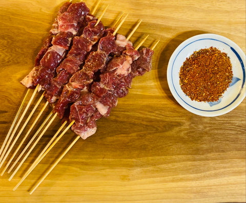 [POONGMI] Lamb Skewers 450g (9-10's) • 양꼬치 + 쯔란