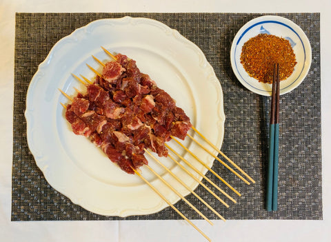 [POONGMI] Lamb Skewers 450g (9-10's) • 양꼬치 + 쯔란