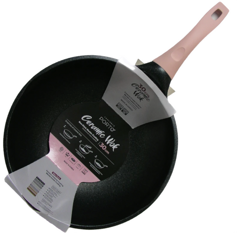 [Porto] Ceramic Wok • 포르토 세라믹 웍 30cm (5.4 LITER)