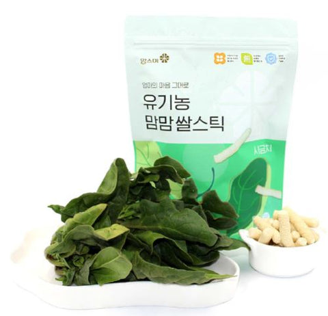 [Momsmi] MomMom Organic Rice Stick (Spinach)