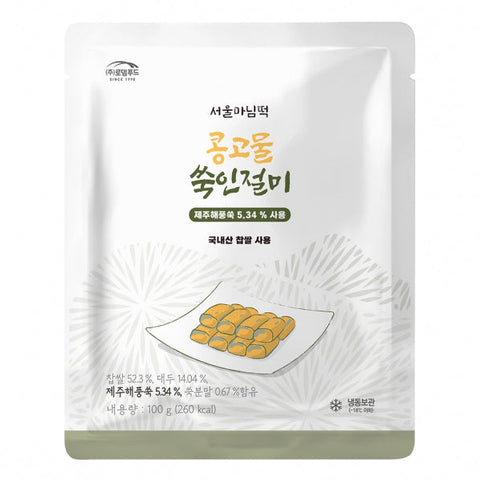 [Rodem Food] Bean Curd Mugwort Injeolmi • 콩고물 쑥 인절미 100g 2's